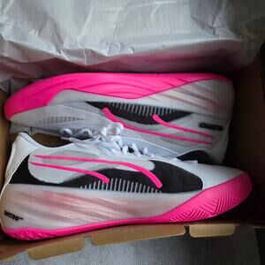 Puma All-Pro "Poison Pink" Basketball Athletic Shoes - Men's Size 15 (NEW)